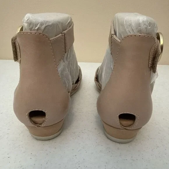 Earth Origins Womens Hera Sandals Pink Metallic Eco Calf Size 10 - Picture 8 of 16